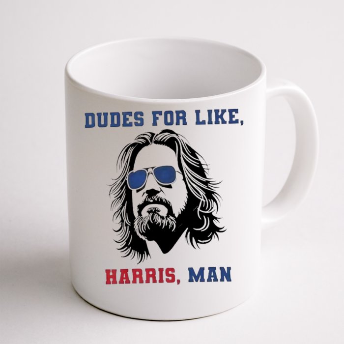 Dudes For Like Harris White Dudes For Harris Front & Back Coffee Mug