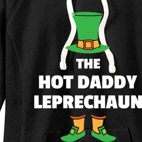 Dad Father Leprechaun St Patricks Day Hit Daddy Great Gift Women's Fleece Hoodie