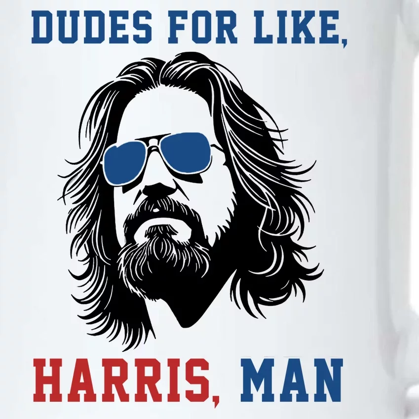 Dudes For Like Harris Man Funny Kamala Harris 2024 Black Color Changing Mug