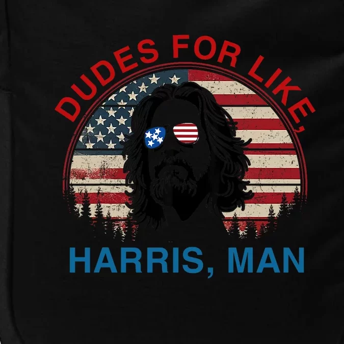 Dudes For Like Harris Man White Dude For Kamala Harris 2024 Impact Tech Backpack