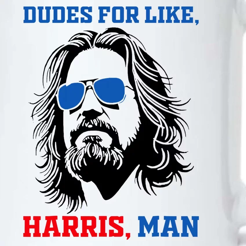 Dudes For Like Harris Man White Dude For Kamala Harris 2024 Black Color Changing Mug