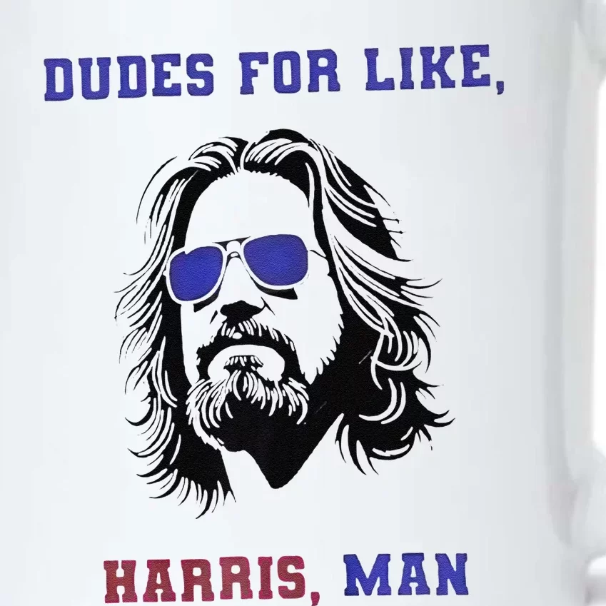 Dudes For Like Harris Man White Dudes For Harris Premium Black Color Changing Mug