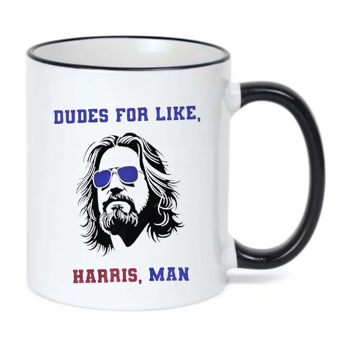 Dudes For Like Harris Man White Dudes For Harris Premium Black Color Changing Mug