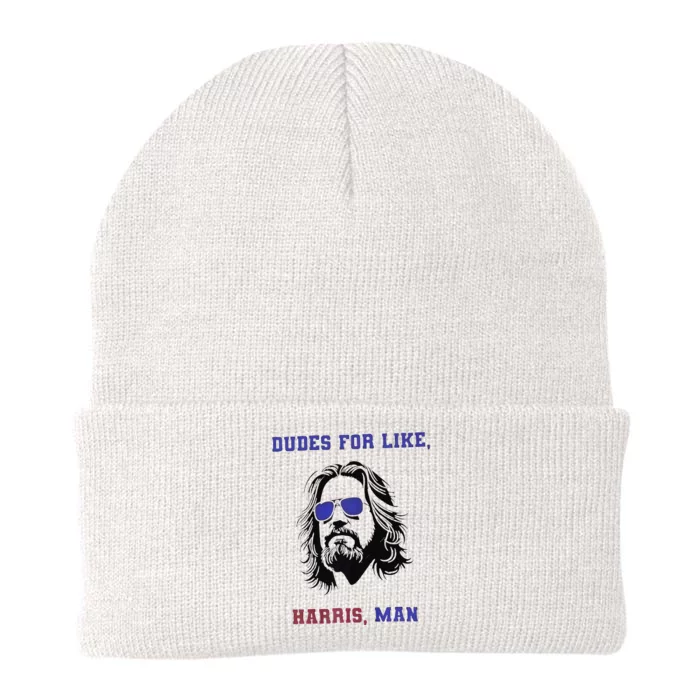 Dudes For Like Harris Man White Dudes For Harris Premium Knit Cap Winter Beanie