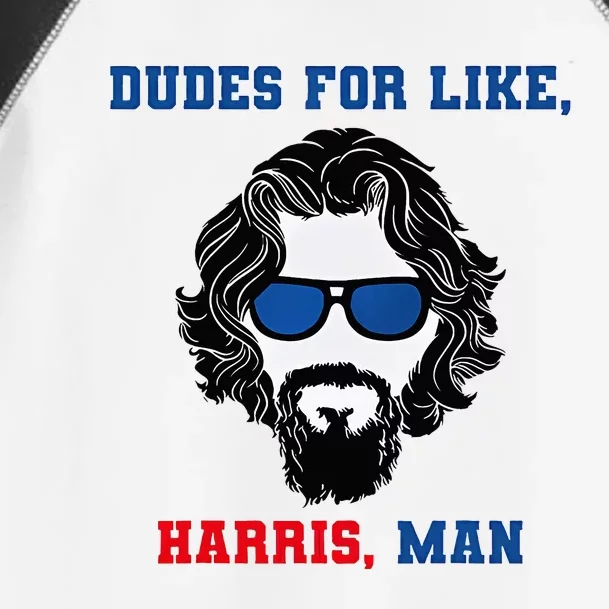 Dudes For Like Harris Man Funny White Dudes For Harris Toddler Fine Jersey T-Shirt