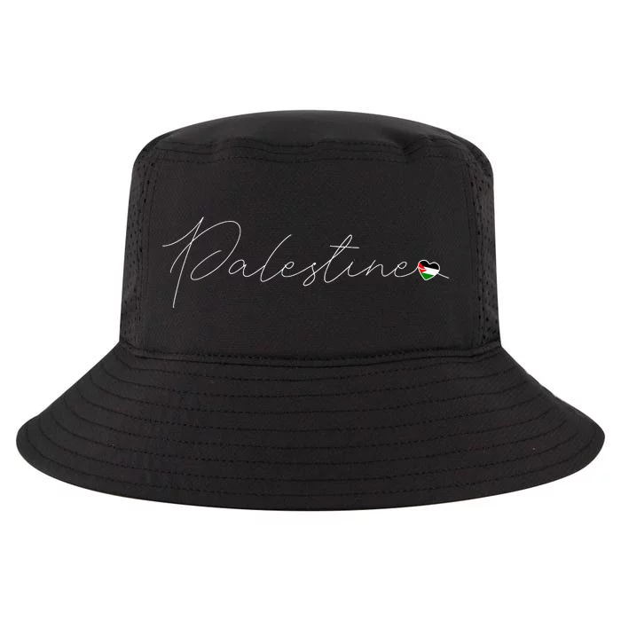 Dawlat Filastin Love Palestinian Flag Heart On Palestine Cool Comfort Performance Bucket Hat