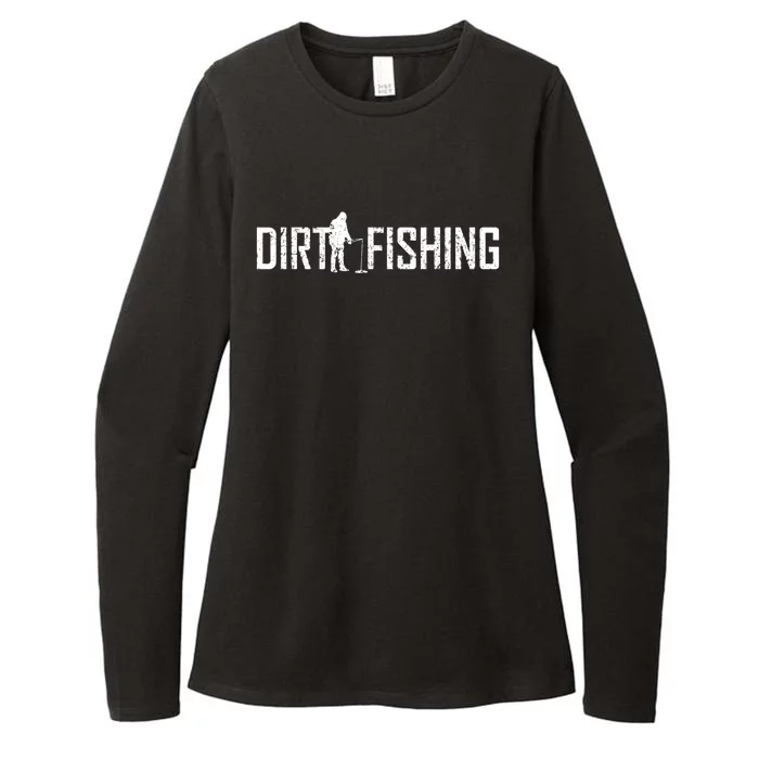 Dirt Fishing Metal Detecting Detector Treasure Hunter Womens CVC Long Sleeve Shirt