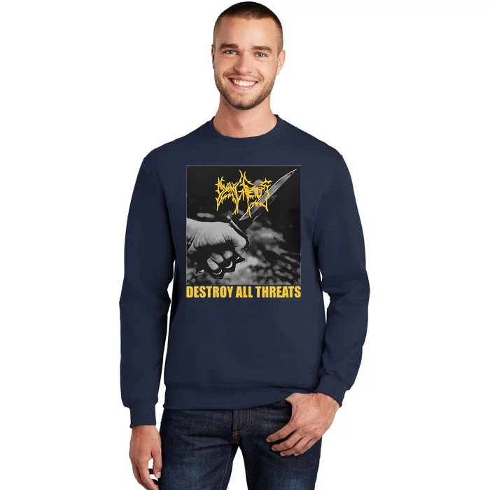 Dying Fetus Merch Destroy All Threats Tall Sweatshirt