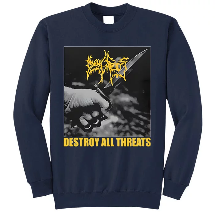 Dying Fetus Merch Destroy All Threats Tall Sweatshirt