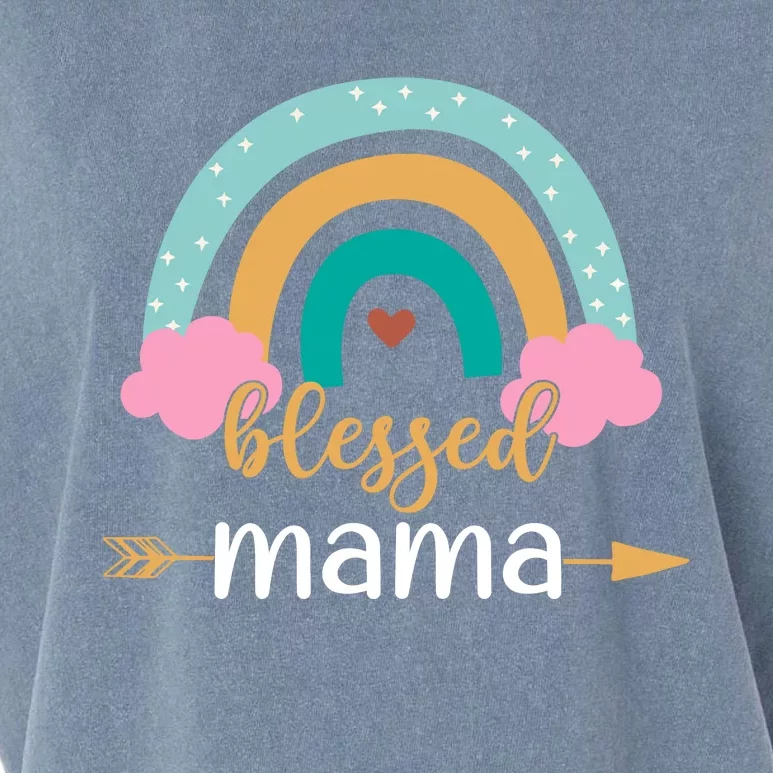 DESIGN FOR MAMA Garment-Dyed Women's Muscle Tee