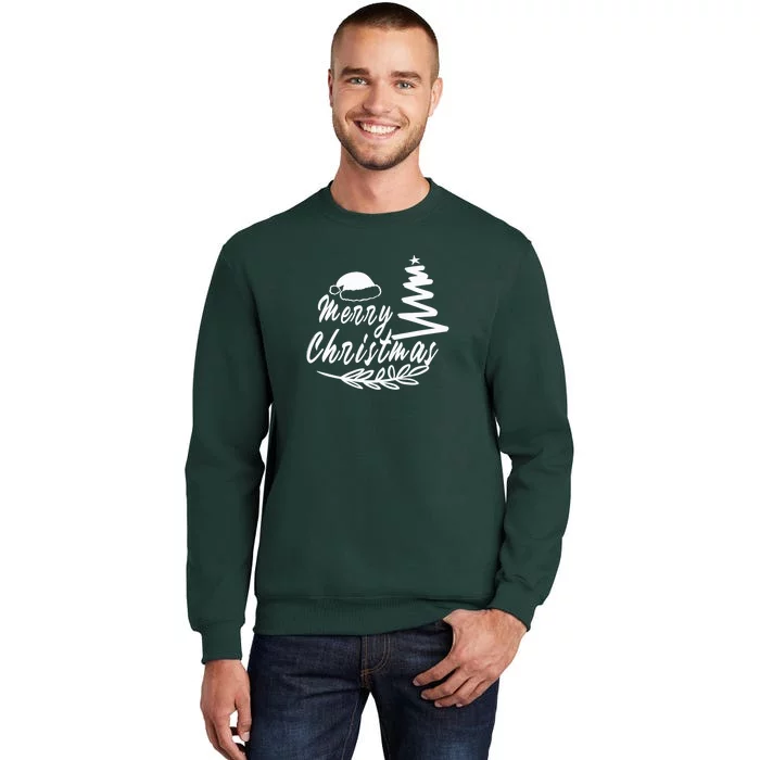 Design For Merry Christmas Tall Sweatshirt