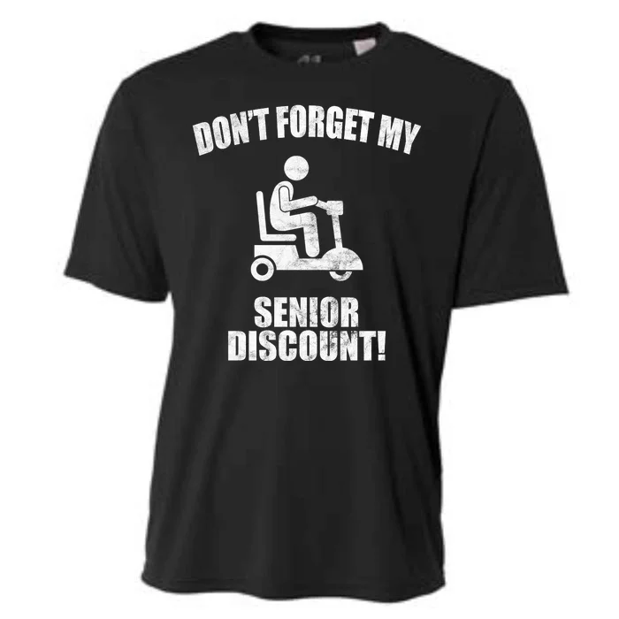 Don't Forget My Senior Discount Funny Cooling Performance Crew T-Shirt