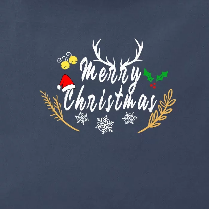 Design For Merry Christmas Zip Tote Bag