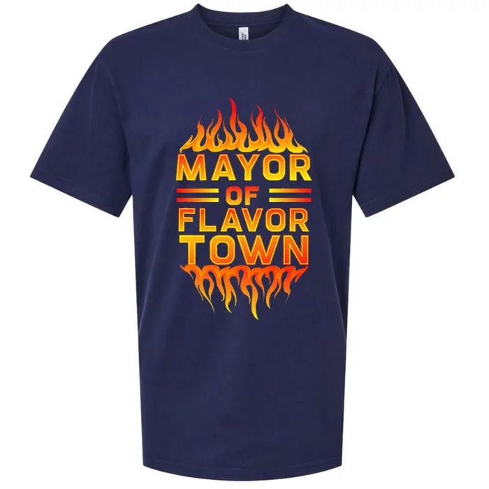 Design For Mayor Of Flavor Town Sueded Cloud Jersey T-Shirt