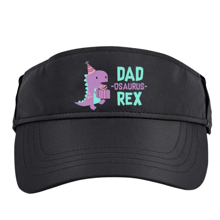 Dinosaur Family Matching Birthday Party Adult Drive Performance Visor