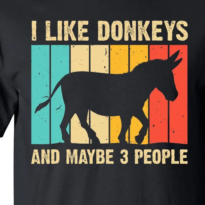 Donkey For Mule Equine Horse Tall T-Shirt