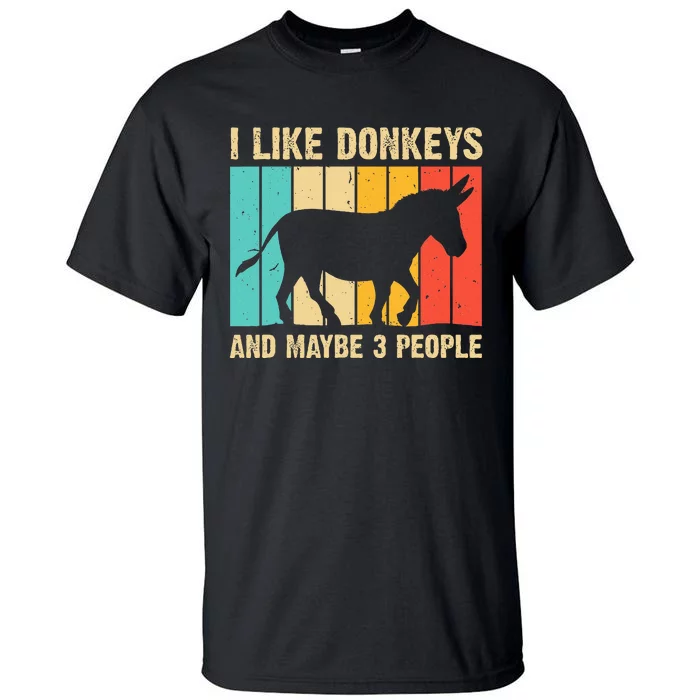 Donkey For Mule Equine Horse Tall T-Shirt