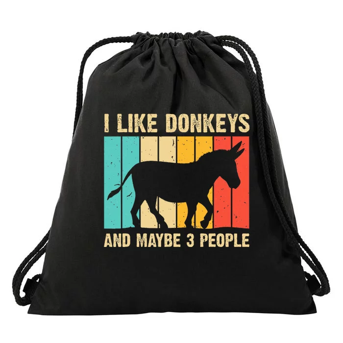 Donkey For Mule Equine Horse Drawstring Bag