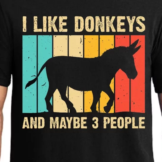 Donkey For Mule Equine Horse Pajama Set