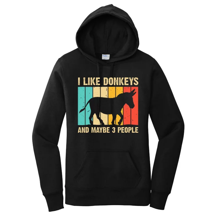 Donkey For Mule Equine Horse Women's Pullover Hoodie