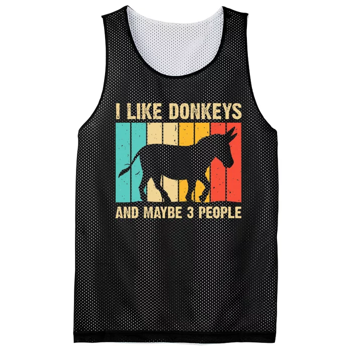 Donkey For Mule Equine Horse Mesh Reversible Basketball Jersey Tank