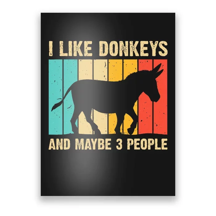 Donkey For Mule Equine Horse Poster