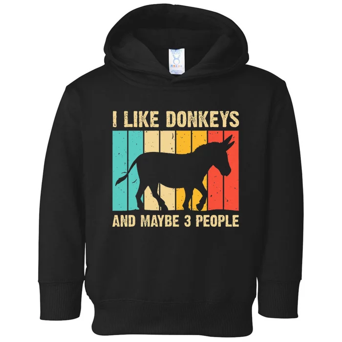 Donkey For Mule Equine Horse Toddler Hoodie