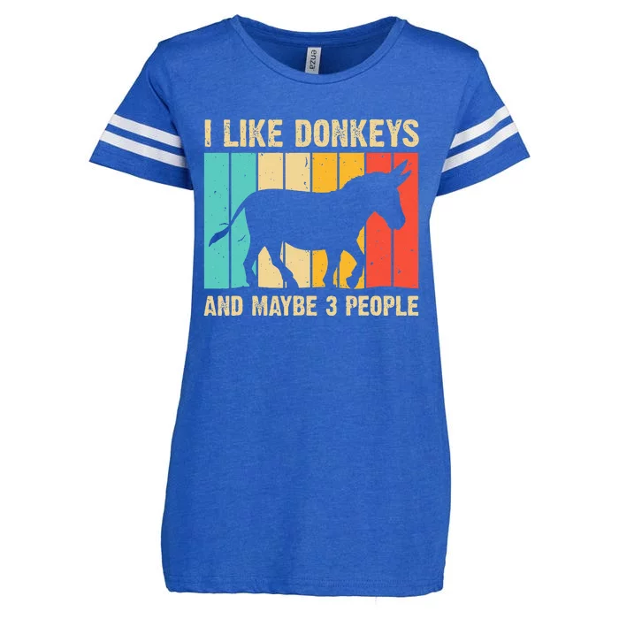 Donkey For Mule Equine Horse Enza Ladies Jersey Football T-Shirt