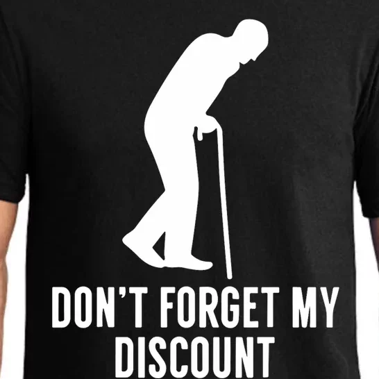 DonT Forget My Discount Funny Old People Pajama Set