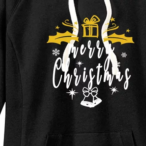 Design For Merry Christmas Women's Fleece Hoodie