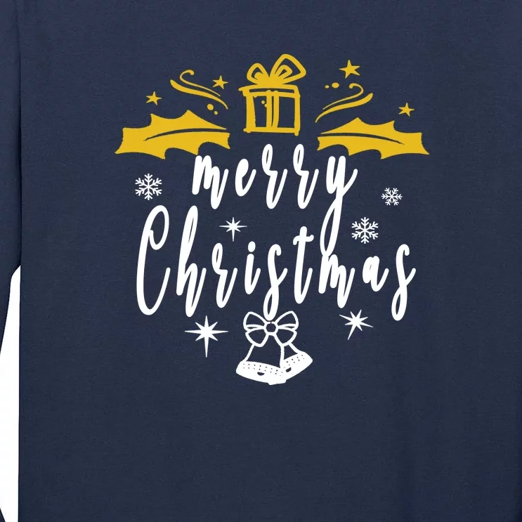 Design For Merry Christmas Tall Long Sleeve T-Shirt