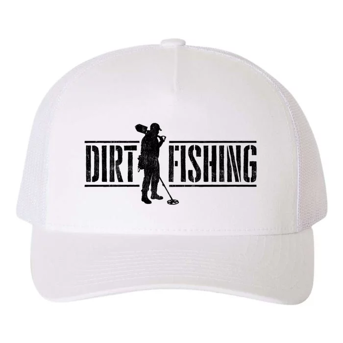 Dirt Fishing Metal Detecting Treasure Hunting Detectorist Yupoong Adult 5-Panel Trucker Hat