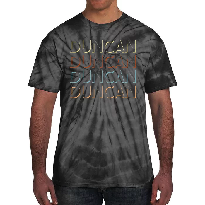 Duncan First Name My Personalized Named Tie-Dye T-Shirt