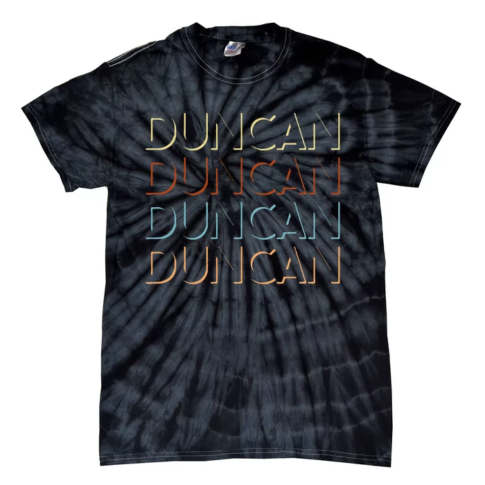 Duncan First Name My Personalized Named Tie-Dye T-Shirt