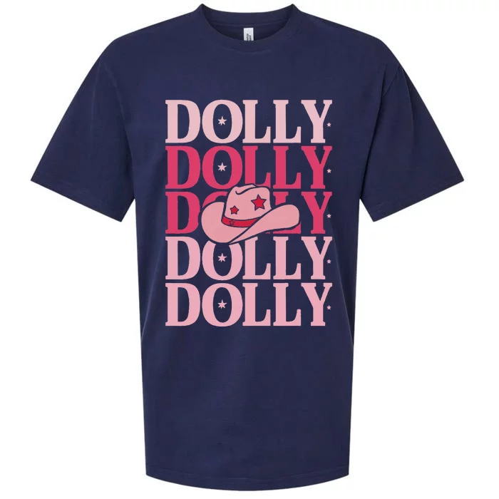 Dolly First Name Girl Vintage Style 70s Retro Sueded Cloud Jersey T-Shirt