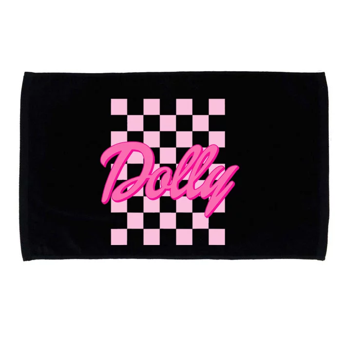 Dolly First Name Style 70s Personalized Gift Microfiber Hand Towel