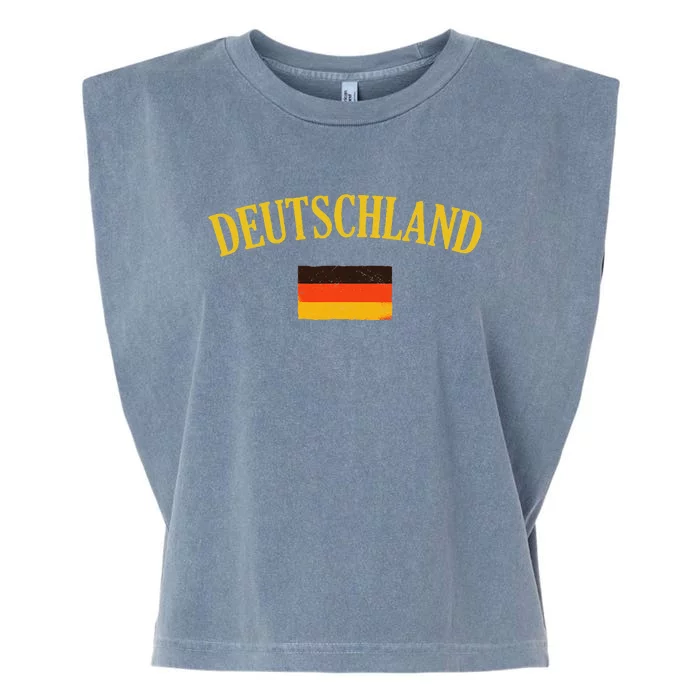 Deutschland Flag Of Germany Flag Garment-Dyed Women's Muscle Tee