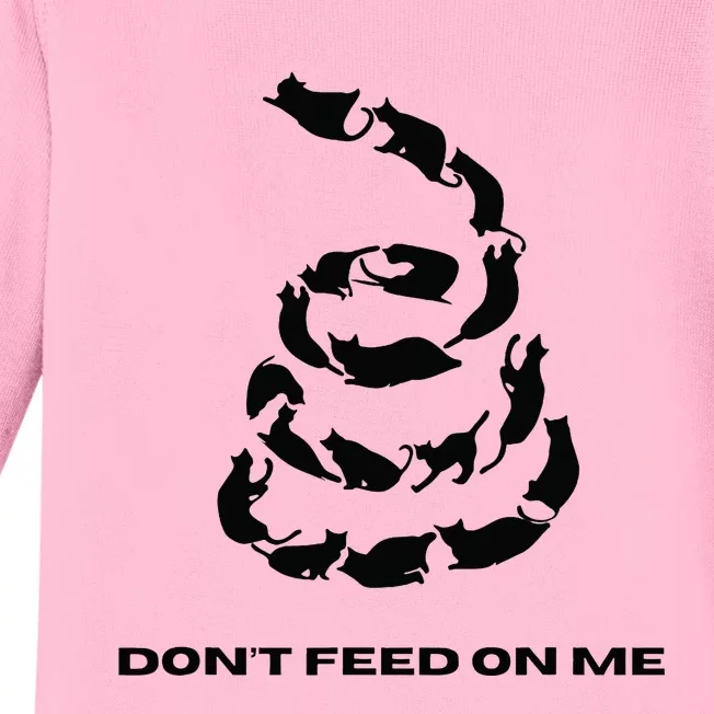 DonT Feed On Me Cats Baby Long Sleeve Bodysuit