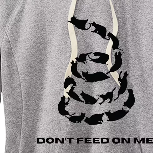 DonT Feed On Me Cats Women's Fleece Hoodie