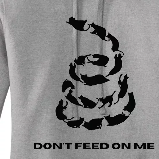 DonT Feed On Me Cats Women's Pullover Hoodie