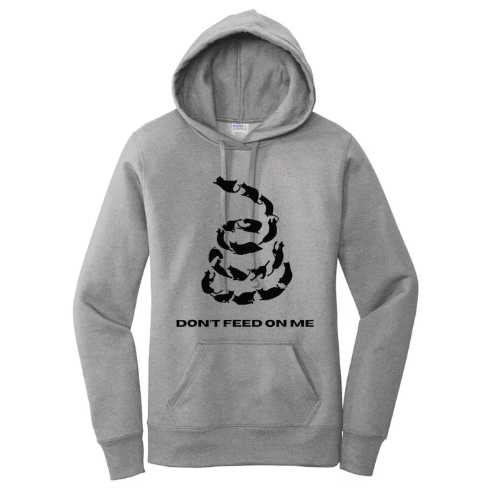 DonT Feed On Me Cats Women's Pullover Hoodie