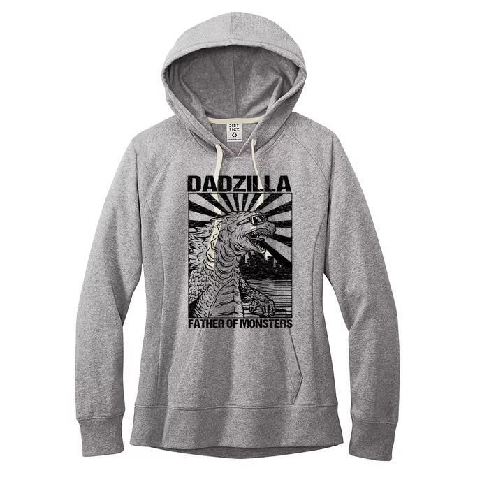 Dadzilla Father Of Monsters Women's Fleece Hoodie