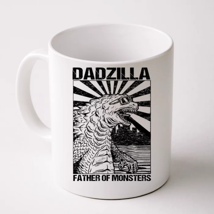 Dadzilla Father Of Monsters Front & Back Coffee Mug