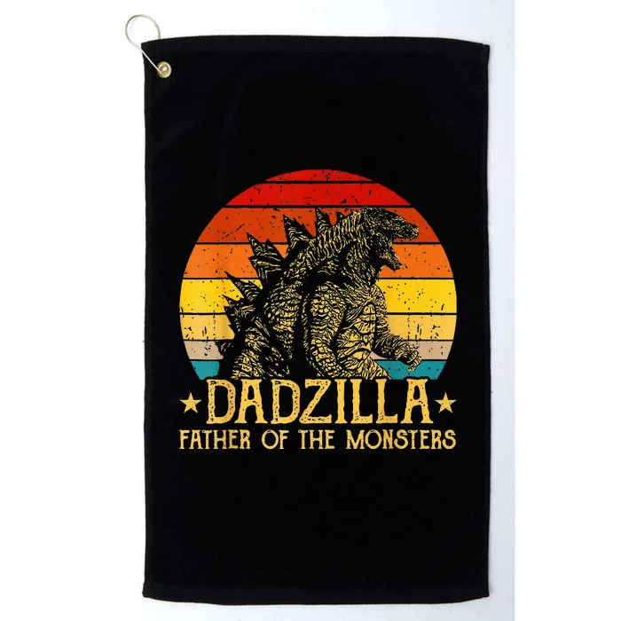 Dadzilla Father Of The Monsters Sunset Platinum Collection Golf Towel