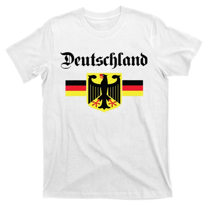 Deutschland Flag Of German Eagle Germany German T-Shirt