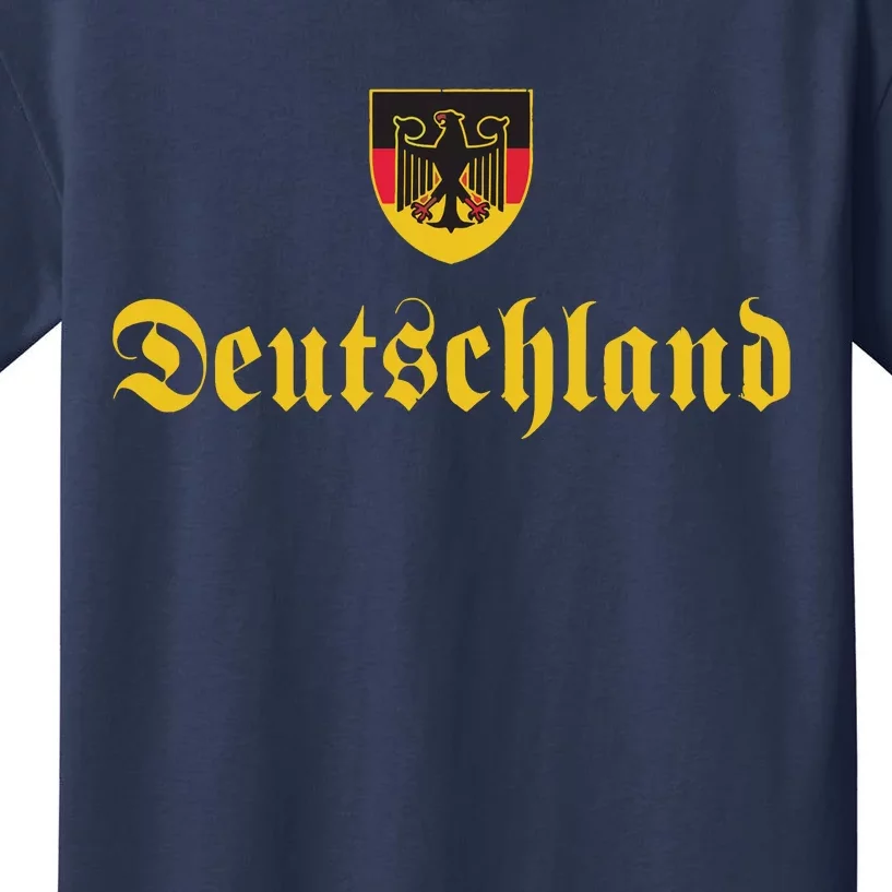 Deutschland Flag Of German I Love From Germany Kids T-Shirt