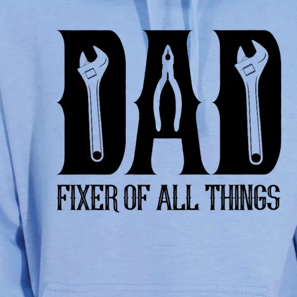 Dad Fixer Of All Things Funny Tools Dad Gifts Unisex Surf Hoodie