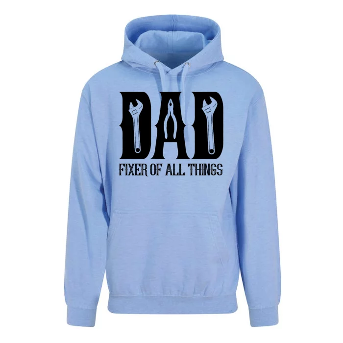 Dad Fixer Of All Things Funny Tools Dad Gifts Unisex Surf Hoodie