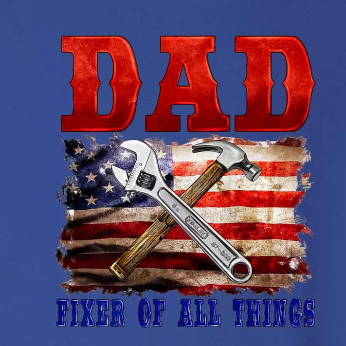 Dad Fixer Of All Things Funny Father Day Toddler Long Sleeve Shirt