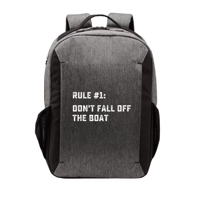 Don't Fall Off The Boat Funny Cruise Ship Vacation Gift Vector Backpack